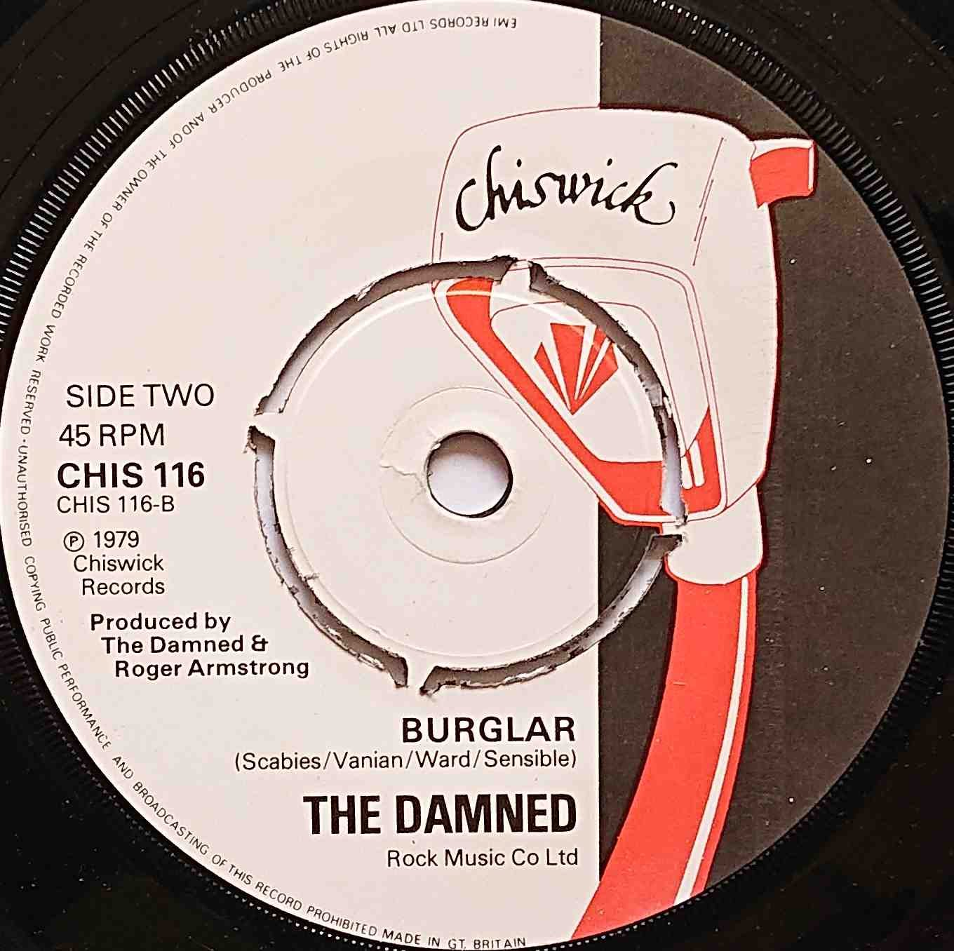 CHIS 116 Smash it up The Damned Label